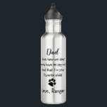Garrafa Pai Cachorro Bonito - Piada Dia de os pais Engraça<br><div class="desc">Surpreenda este Dia de os pais com esta super fofa garrafa de água de pai para cães. Pai ... Eu adoro como nós nem temos que dizer em voz alta que eu sou seu filho favorito. Personalize com a foto favorita de Pet do Pai de Cachorro, e o nome. Pai...</div>