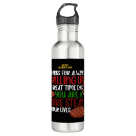 Garrafa Pai de chef Engraçado Personalizado