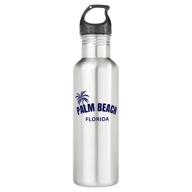 Garrafa Palm Beach Florida Water Bottle (Frente)