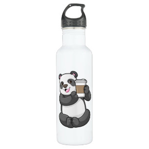 Garrafa Panda com café para ir