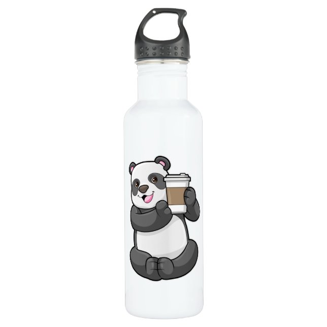 Garrafa Panda com café para ir (Frente)