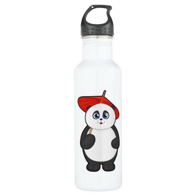 Garrafa Panda com guarda-chuva (Frente)