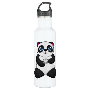 Garrafa Panda com Taça de Café