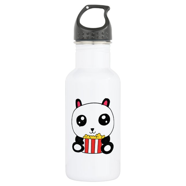 Garrafa Panda de Pipoca (Frente)