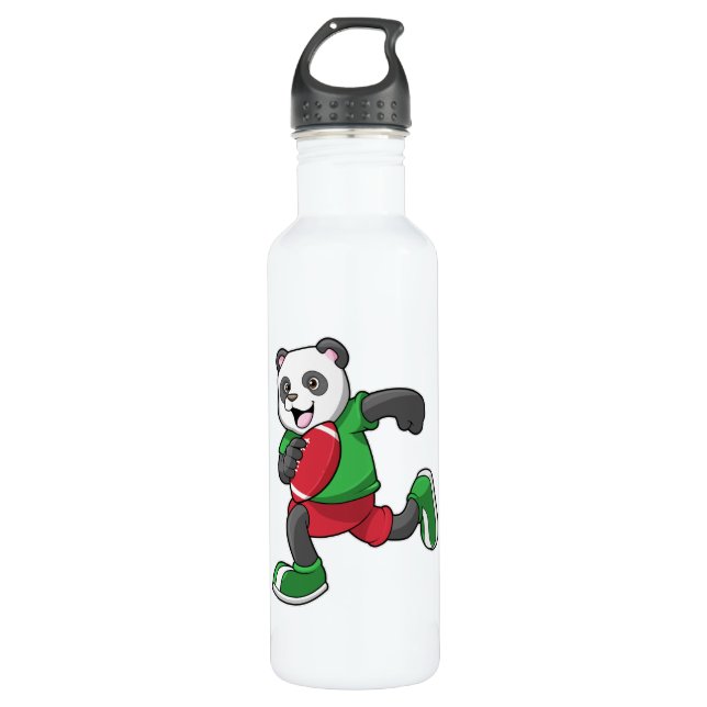 Garrafa Panda no futebol com equipamento (Frente)