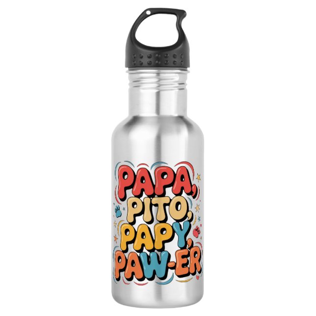 Garrafa Papa Pito Pappy Pawer (Frente)