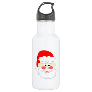 Garrafa papai noel desenho animado vermelho natal crianças
