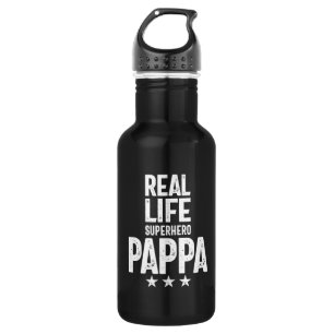 Garrafa Pappa Super Herói do Real Life   Padre Gift