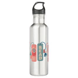 Garrafa Para leitores misteriosos livros de romances ilust