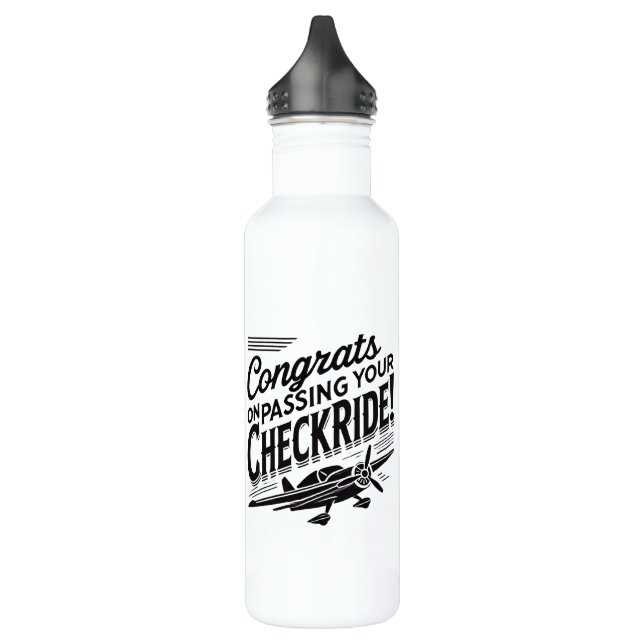 Garrafa Parabéns por ter passado o cheque! (Esquerda)