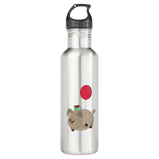 Garrafa Parabéns, Porco (Frente)