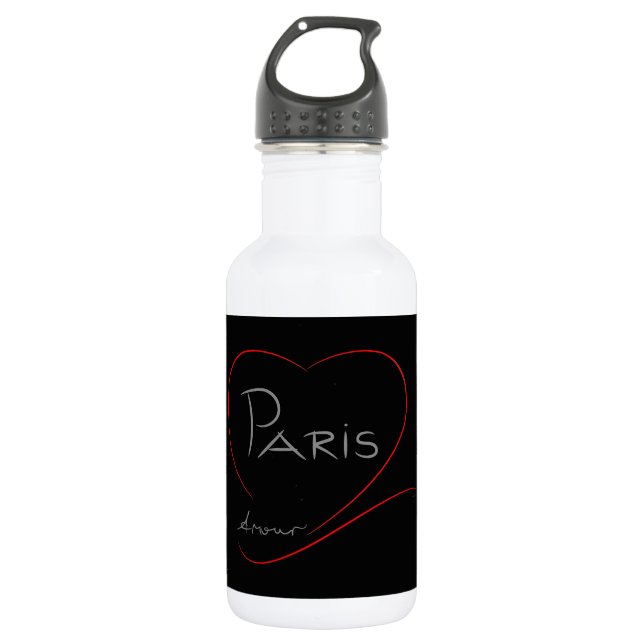 Garrafa PARIS Amour (coração) (Frente)