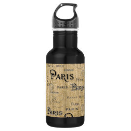 Garrafa Paris em Burlap