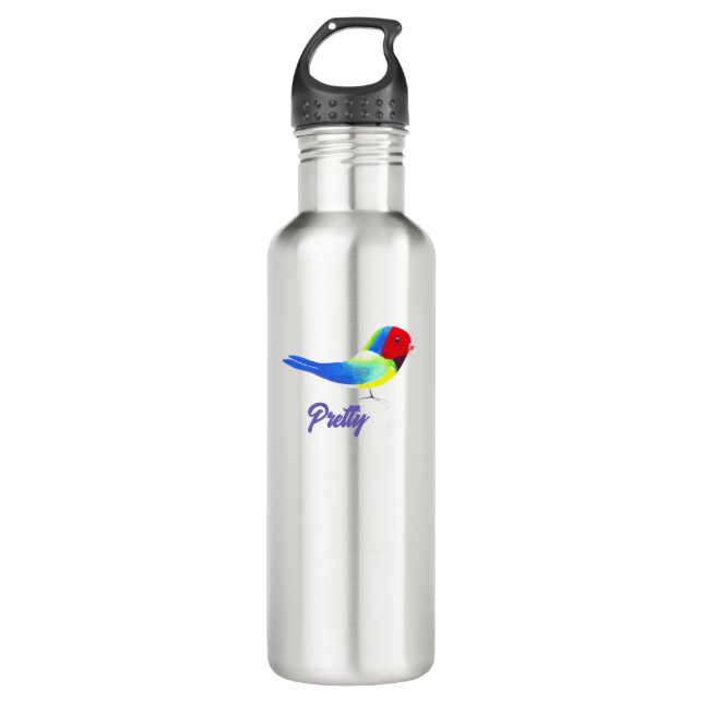 Garrafa Pássaro bonito (Frente)