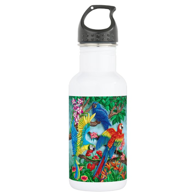 Garrafa Pássaros de paraíso (Frente)