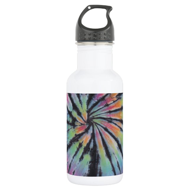 Garrafa Pastel Swirl Spiral Tie Dye (Frente)