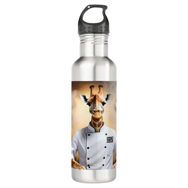 Garrafa Pasteleira Girafa: Alcançando Novos Altos, (Frente)