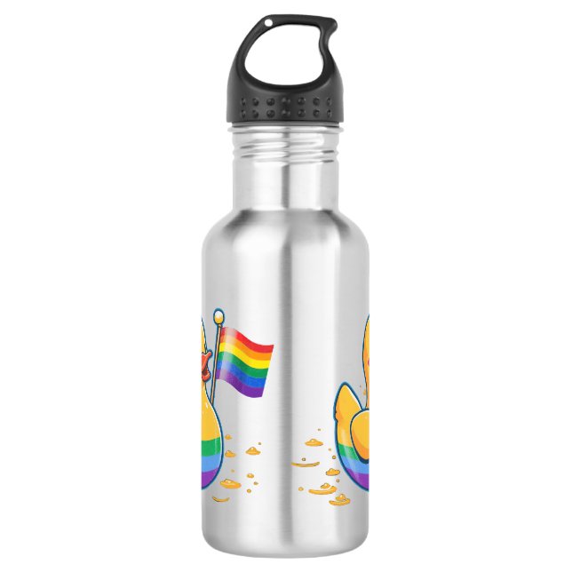 Garrafa Pato de Borracha do Orgulho Coffee Mug (Frente)