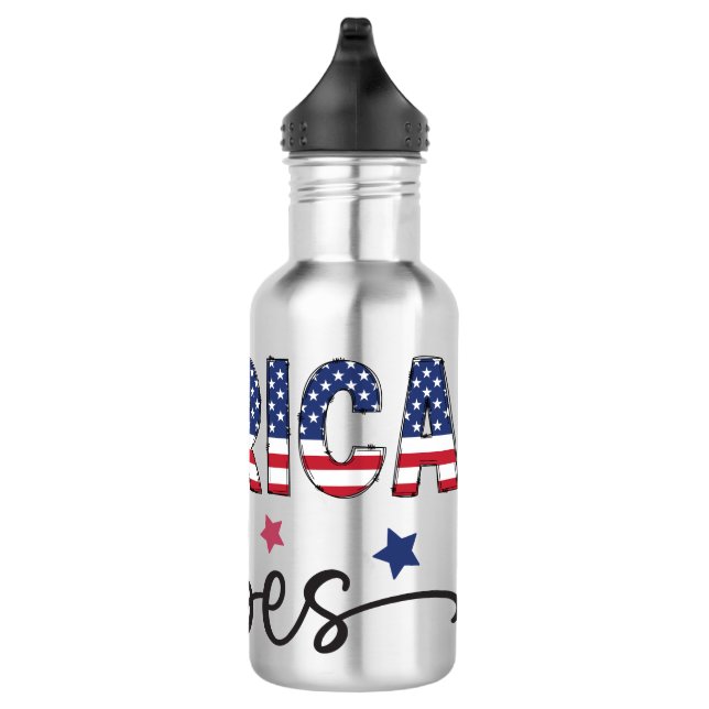 Garrafa patriotic shirt america shirt 4th of july  (Direita)