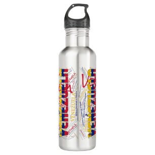 Garrafa Patriótico de Bandeira da Venezuela