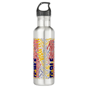 Garrafa Patriótico Gorgeo da Bandeira da Malásia