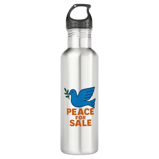 Garrafa Peace Themed Water Bottles (Frente)