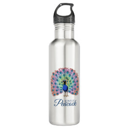 Garrafa Peacock Colorido Personalizado