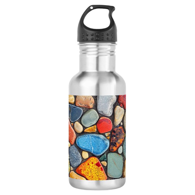 Garrafa Pedras Coloridas (Frente)