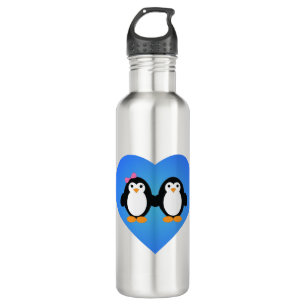Garrafa Penguin Love