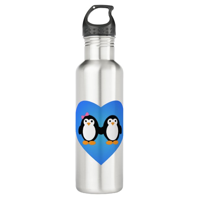 Garrafa Penguin Love (Frente)