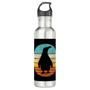 Garrafa Penguin Retro Vintage Sunset