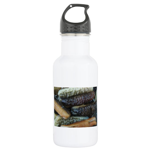 Garrafa Pepino do Mar ... Comida do Mercado Yaowarat (Frente)