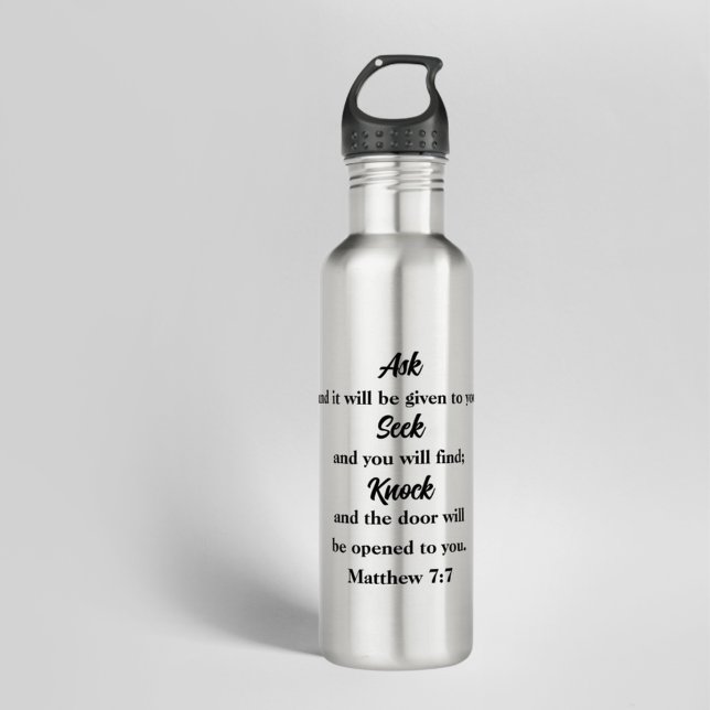 Garrafa Perguntar Bíblia de toques contra cristão (Criador carregado)