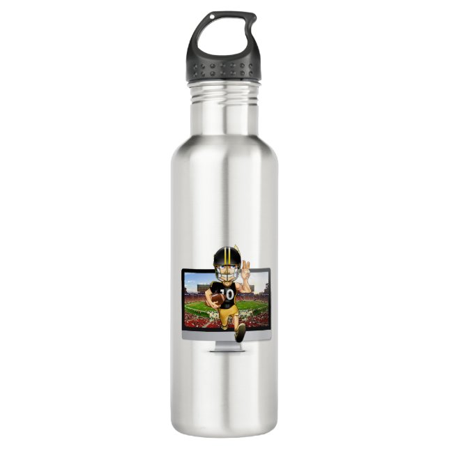 Garrafa Personagem de futebol (Frente)