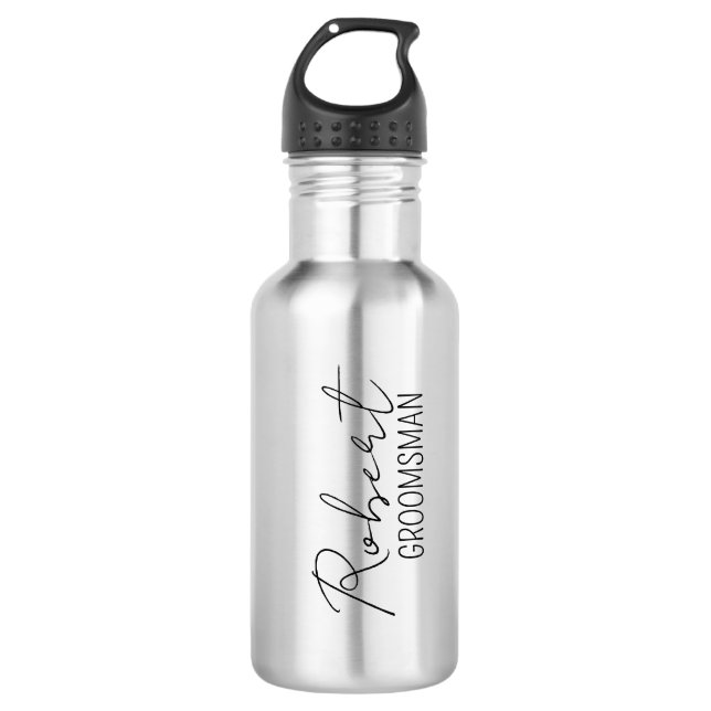 Garrafa personalizada para homens, presente para e (Frente)