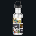 Garrafa Personalizada, Vovó de Colagem de Fotos<br><div class="desc">Uma família em crescimento significa também uma biblioteca crescente de fotos. Dê este presente personalizado a alguém especial, eles certamente amarão suas memórias queridas mostradas dessa forma. Dê à vovó um presente especial e guarde.</div>