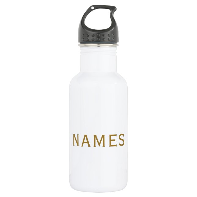 Garrafa Personalizado Com Sobrenome ou Apelido Neles (Frente)