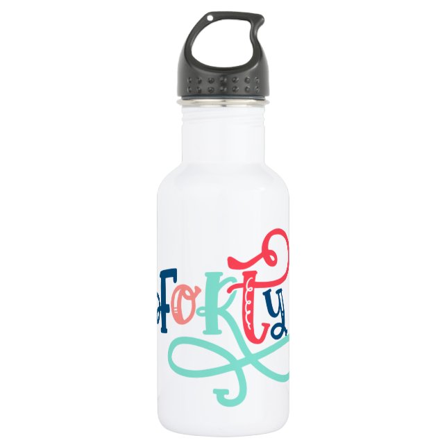 Garrafa Personalizado - Frasco de água (18 oz) (Frente)