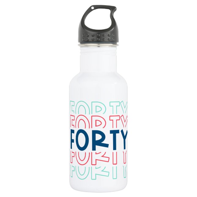 Garrafa Personalizado - Frasco de água (18 oz) (Frente)