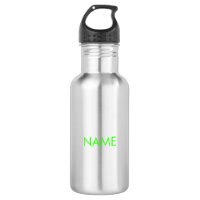 Personalizar com nome, texto minimalista verde neo