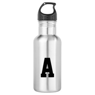 Garrafa Personalizar, personalizar a letra inicial do alfa