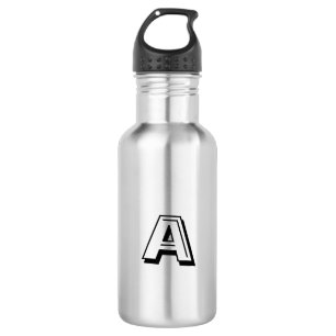 Garrafa Personalizar, personalizar a letra inicial do alfa