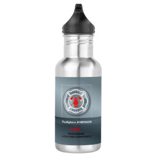 Garrafa Personalizável, Aniversário com o Corpo de Bombeir