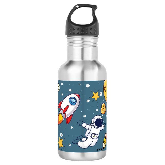 Garrafa Personalized Astronaut Space School Supplies (Frente)