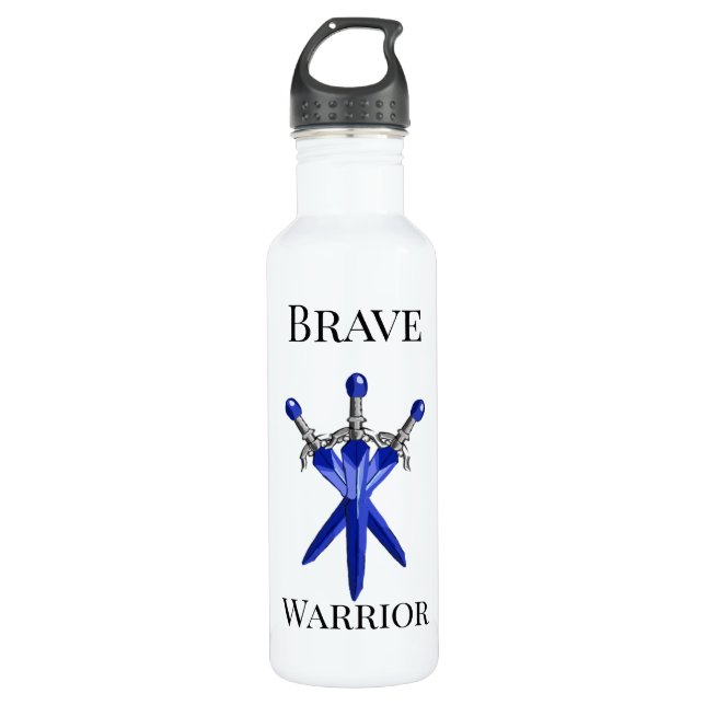 Garrafa Personalized Blue Sword Kids water Bottle (Frente)
