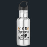 Garrafa Perturbação Obsessiva Corgi<br><div class="desc">Estou obcecado com corgis. Corgis é meu cachorro fofo favorito, eu os amo.</div>