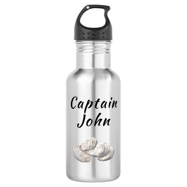 Garrafa Pescador de Ostras Personalizado (Frente)