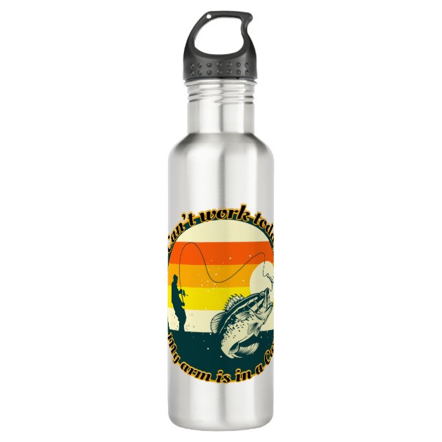 Garrafa Pescar engraçado não pode funcionar hoje meu braço