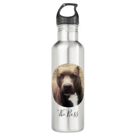 Garrafa Pet Photo Pit Bull Dog Personalizado