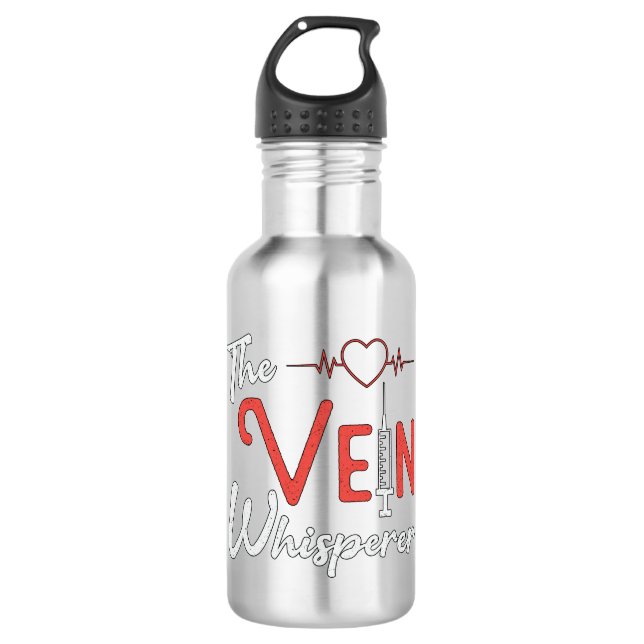 Garrafa Phlebotomist O Gift De Phlebotomy Do Whisperer Vei (Frente)